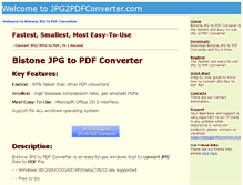 Tablet Screenshot of jpg2pdfconverter.com